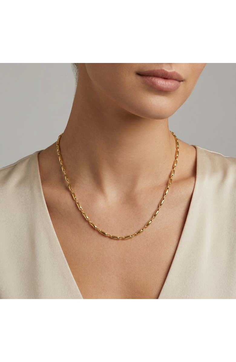 Bliss Diamond 14k Gold Women's 24" Chain Necklace 8.50 Grams 2.5mm Thick, Alternate, color, 14K Yellow Gold