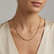 Bliss Diamond 14k Gold Women's 24" Chain Necklace 8.50 Grams 2.5mm Thick