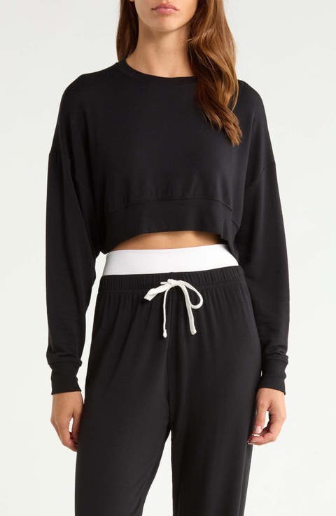 Noah Crop Fleece Sweatshirt