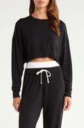 SPLITS59 Noah Crop Fleece Sweatshirt