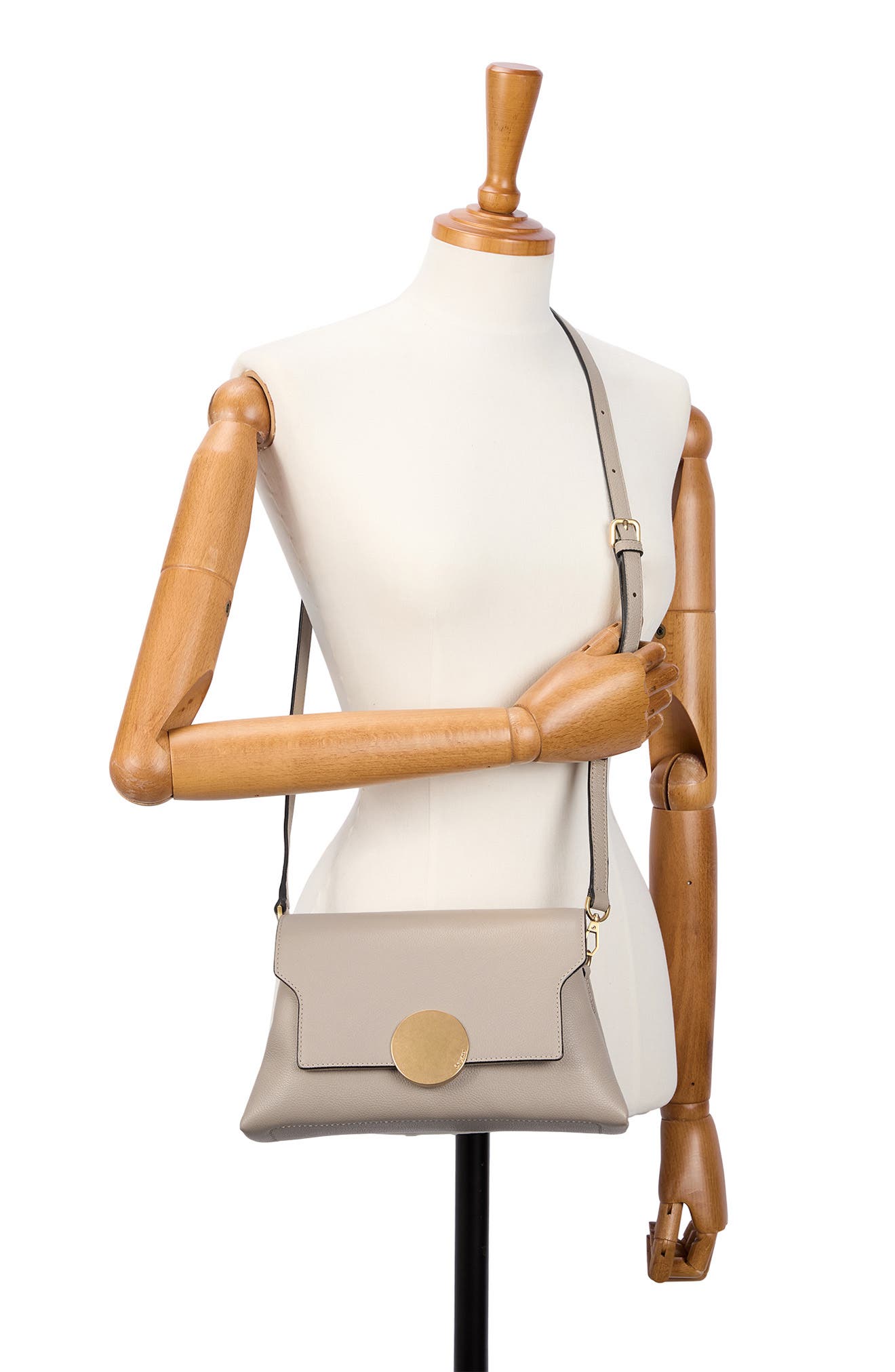Lottie Flap Crossbody Bag, Alternate, color, TAUPE