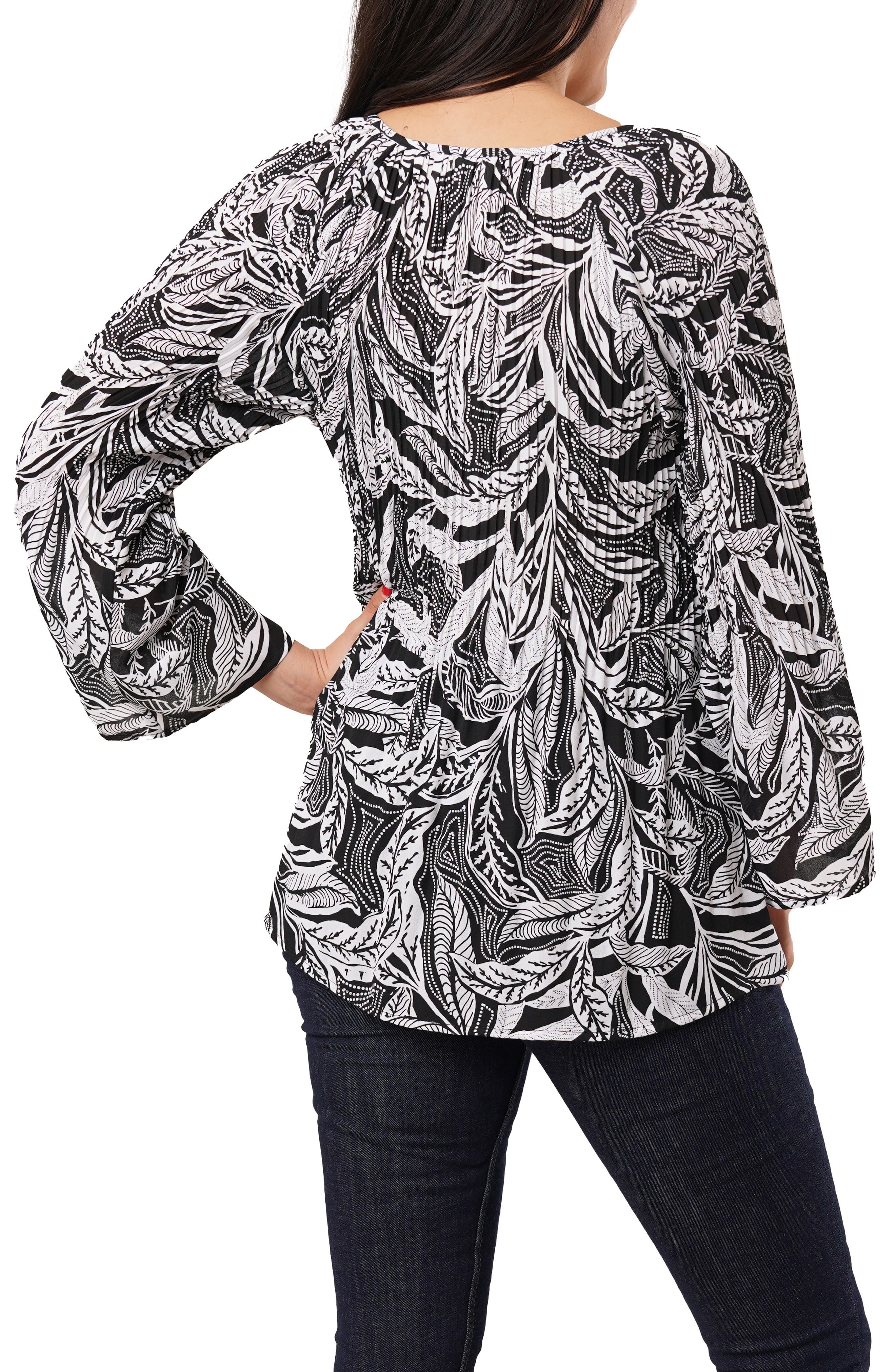 Pleated Tie Front Top - image 2