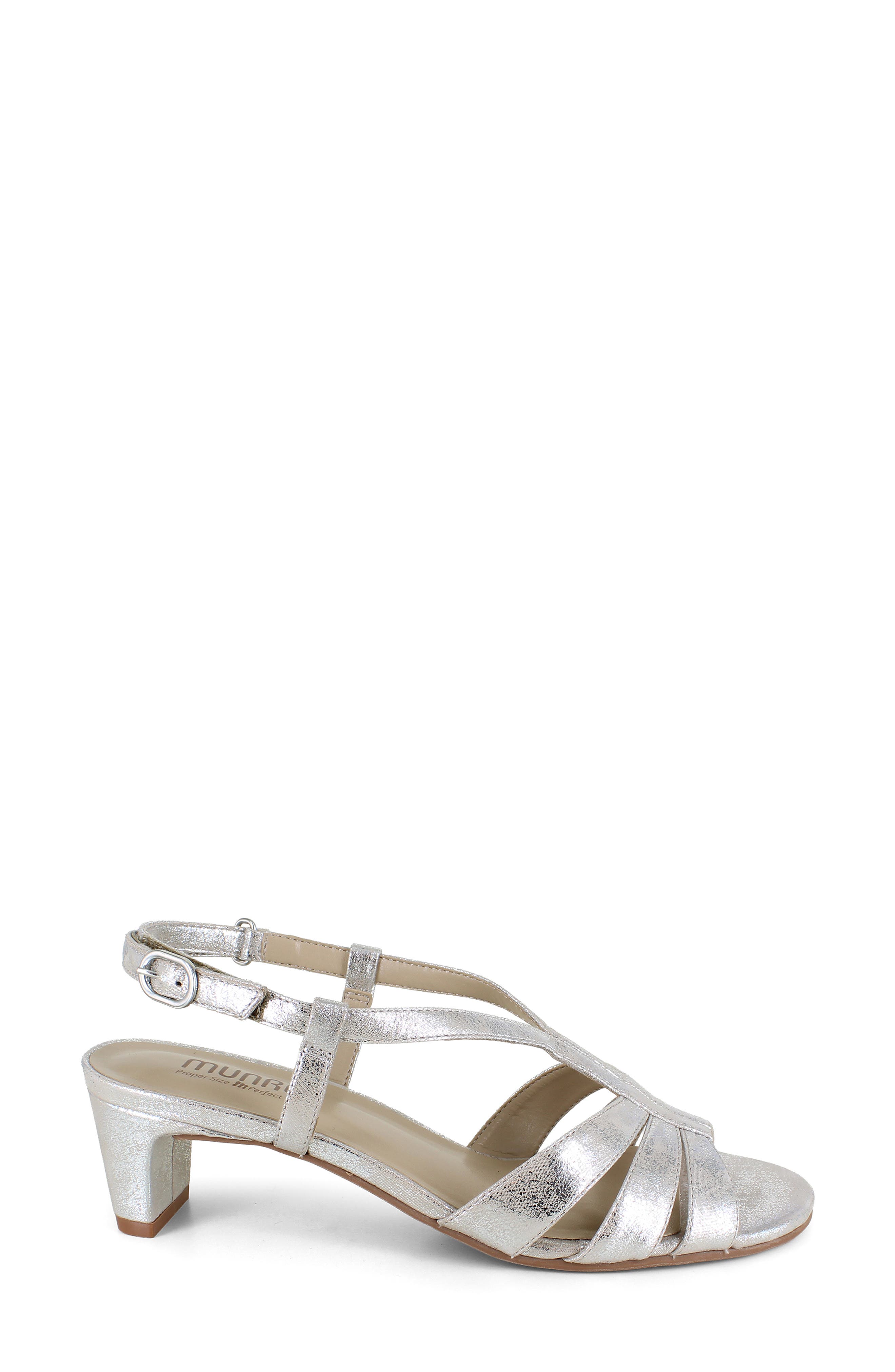 Luna Slingback Sandal, Alternate, color, DUSTY METALLIC