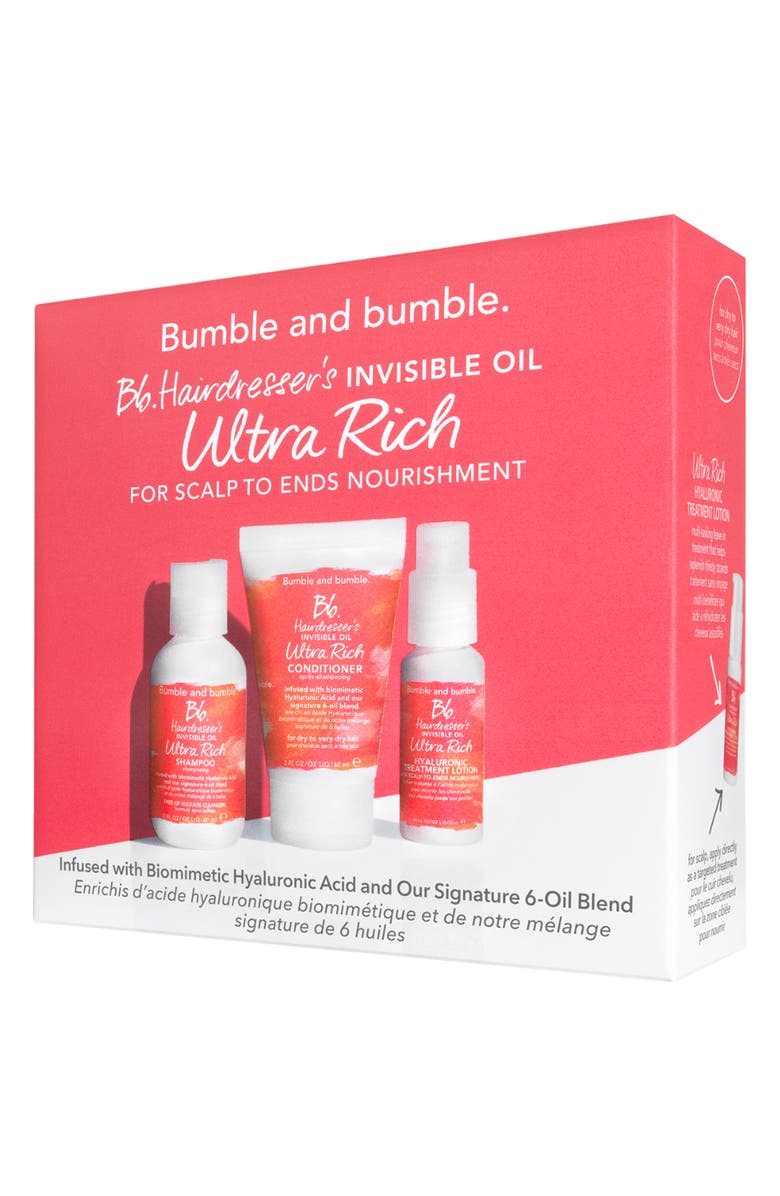 Bumble and bumble. Hairdresser's Invisible Oil Ultra Rich Discovery Set, Alternate, color, 