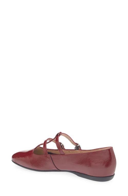 Wonders A-86131 Flat In Burgundy