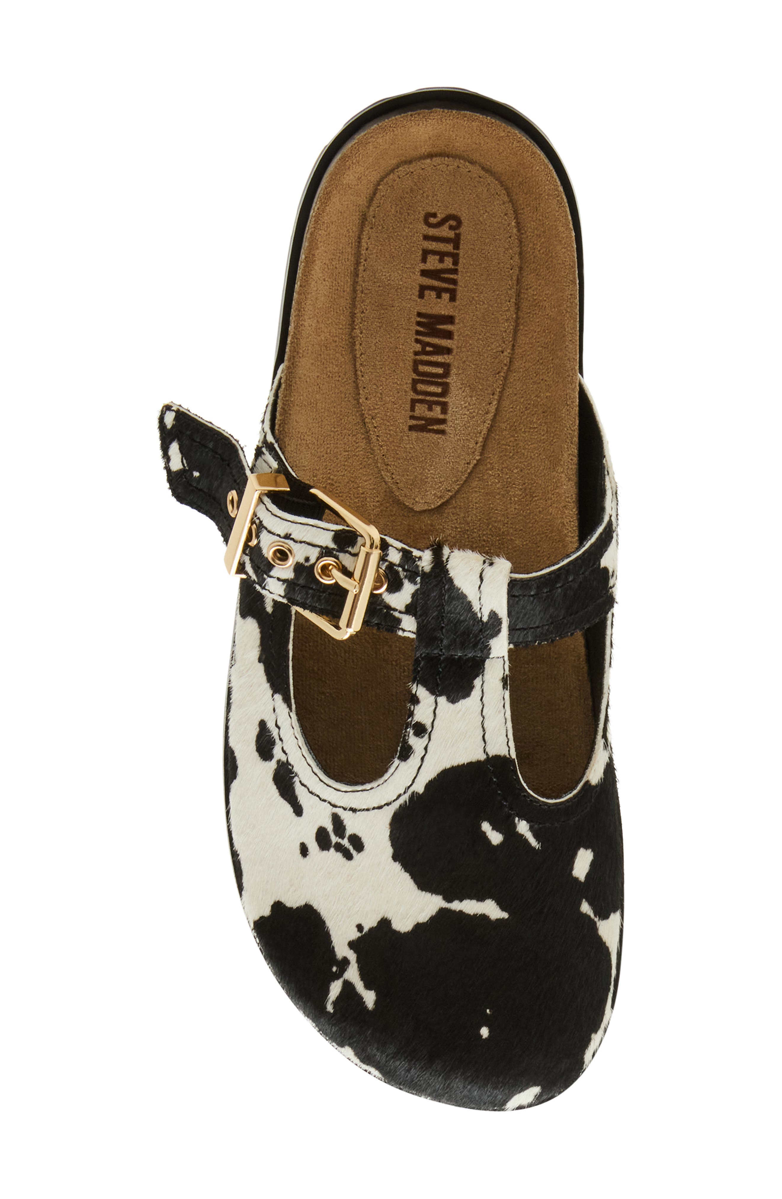 Steve Madden Atticus Genuine Calf Hair Clog, Alternate, color, 