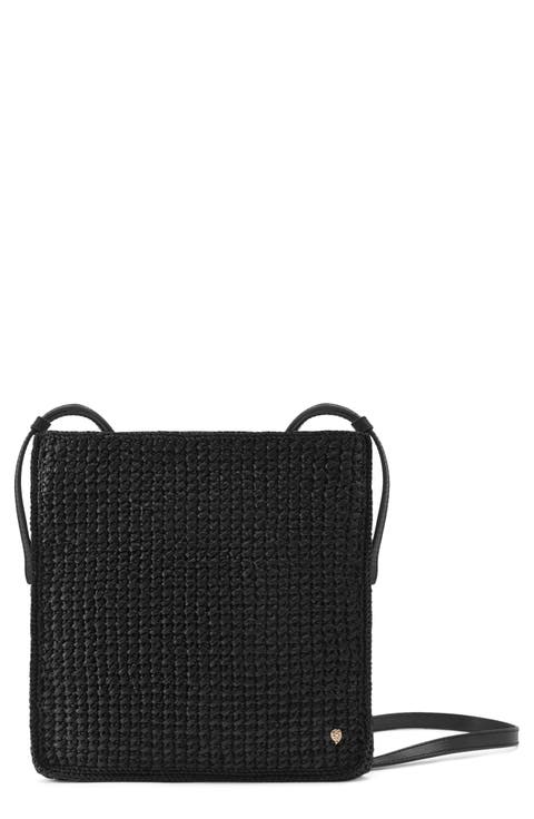 Raffia Crossbody Bag