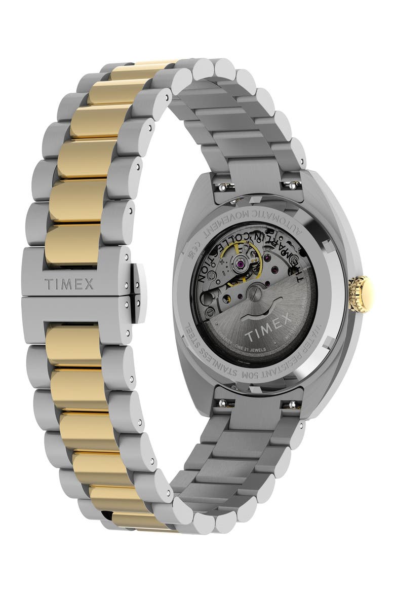 Marlin® Draper Two-Tone Automatic Bracelet Watch, 37mm, Alternate, color, TWO-TONE