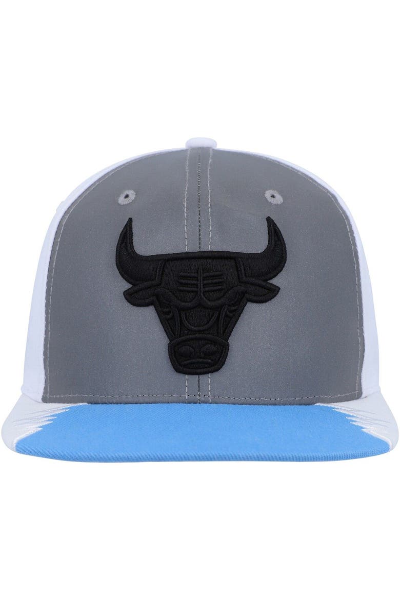 Men's Mitchell & Ness Silver/Blue Chicago Bulls Day 5 Snapback Hat, Alternate, color, Silver