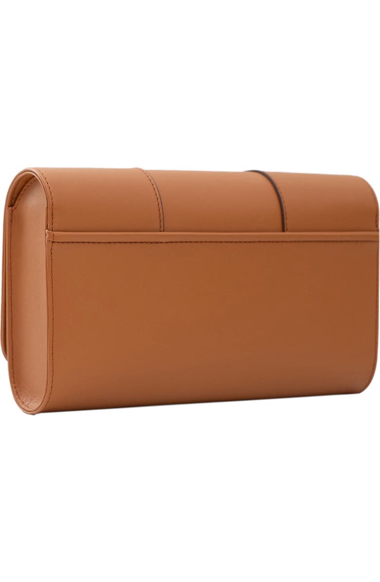 PERRIN PARIS La Corsette Clutch, Alternate, color, Caramel W/ Espresso Edge Wax