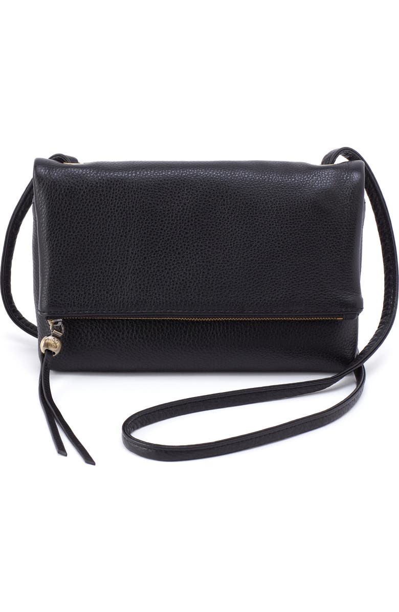 HOBO Small Draft Leather Crossbody Bag, Main, color,