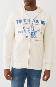 True Religion Buddha Icon Zip Hoodie