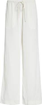 TOTEME Woven Stripe Drawstring Trousers