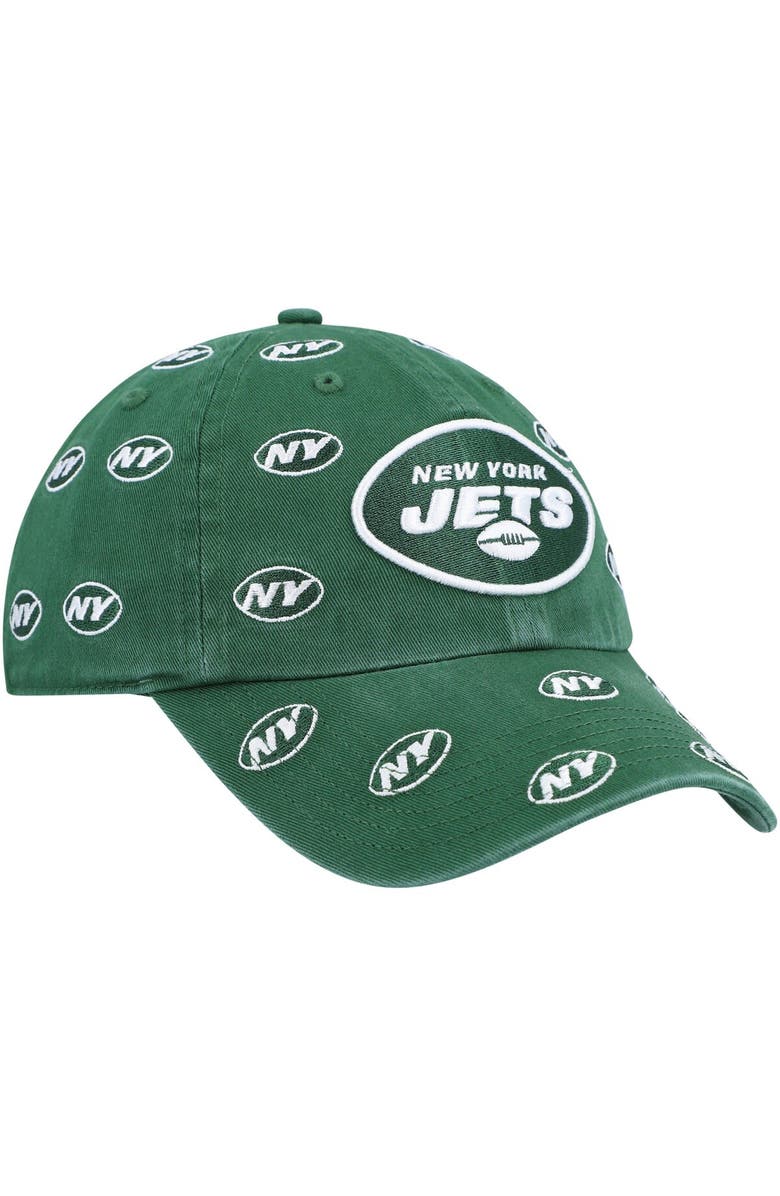 '47 Women's '47 Green New York Jets Confetti Clean Up Adjustable Hat, Alternate, color, Green