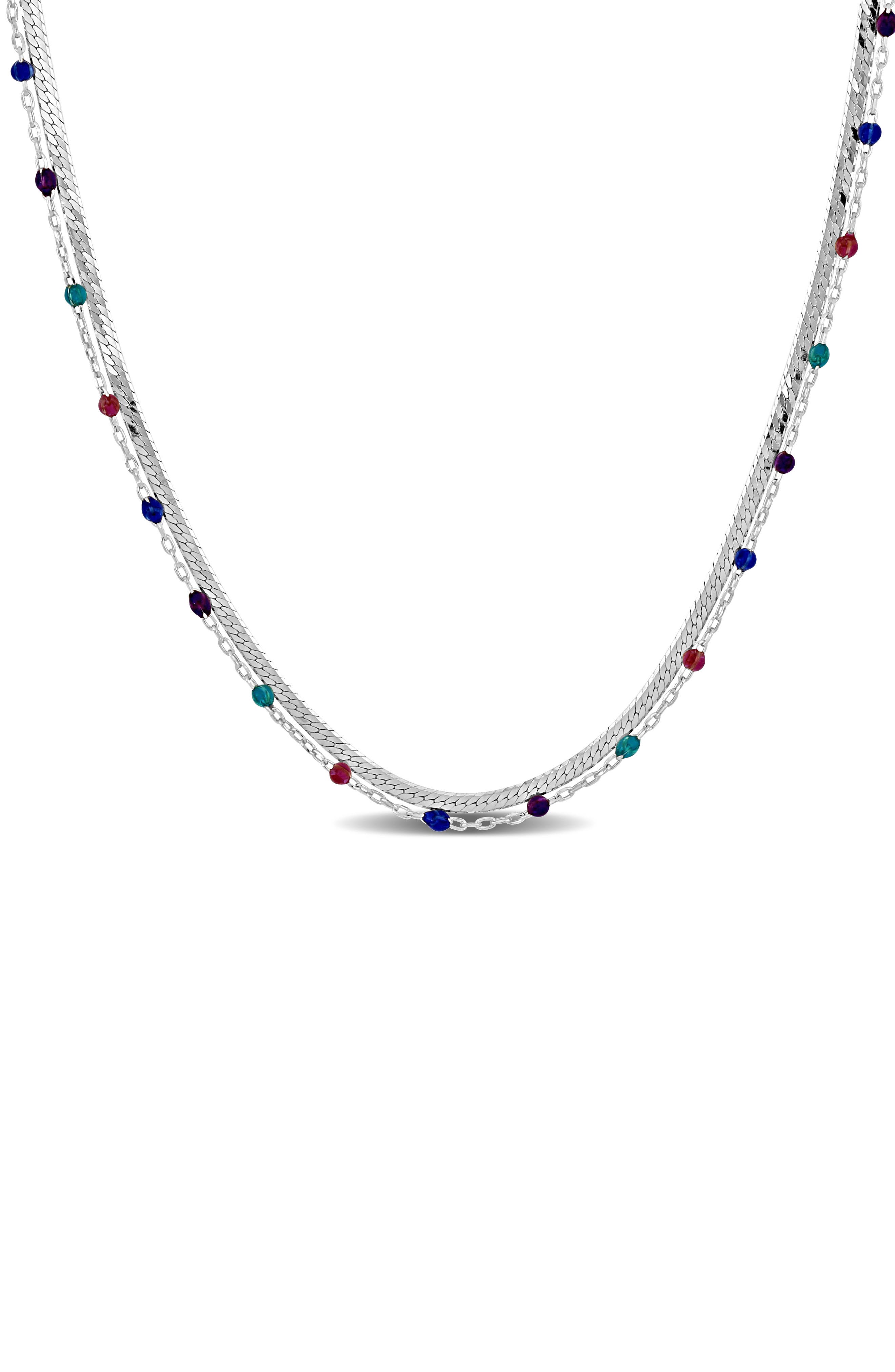DELMAR Double Strand Necklace