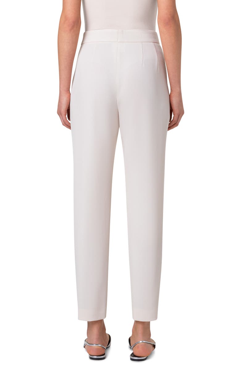 Akris punto Fiola Virgin Wool Ankle Pants, Alternate, color, 