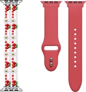 Posh Tech Cherry Assorted 2-Pack Apple Watch® Watchbands