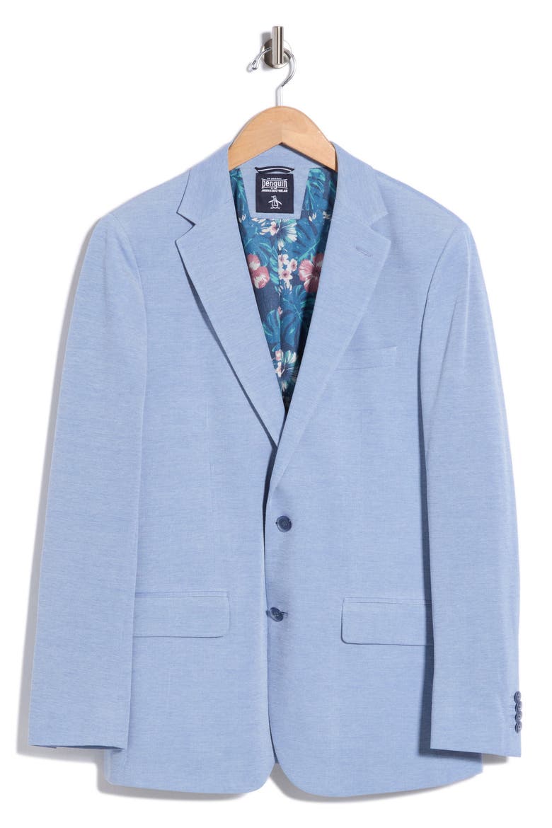Two Button Notch Lapel Sport Coat, Main, color, LIGHT BLUE