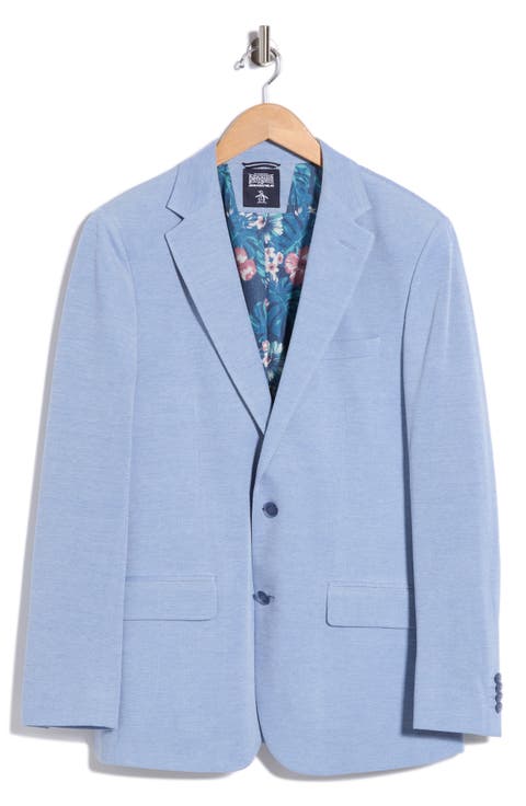 Two Button Notch Lapel Sport Coat