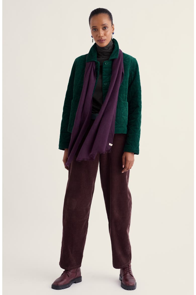 Incoming Tide Quilted Corduroy Jacket, Alternate, color, DARK THYME