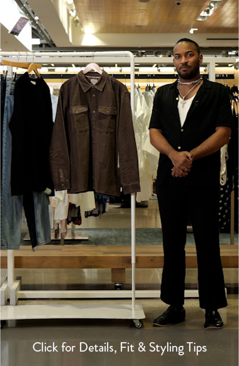 Austin Garage Corduroy Button-Up Shirt, sales video thumbnail