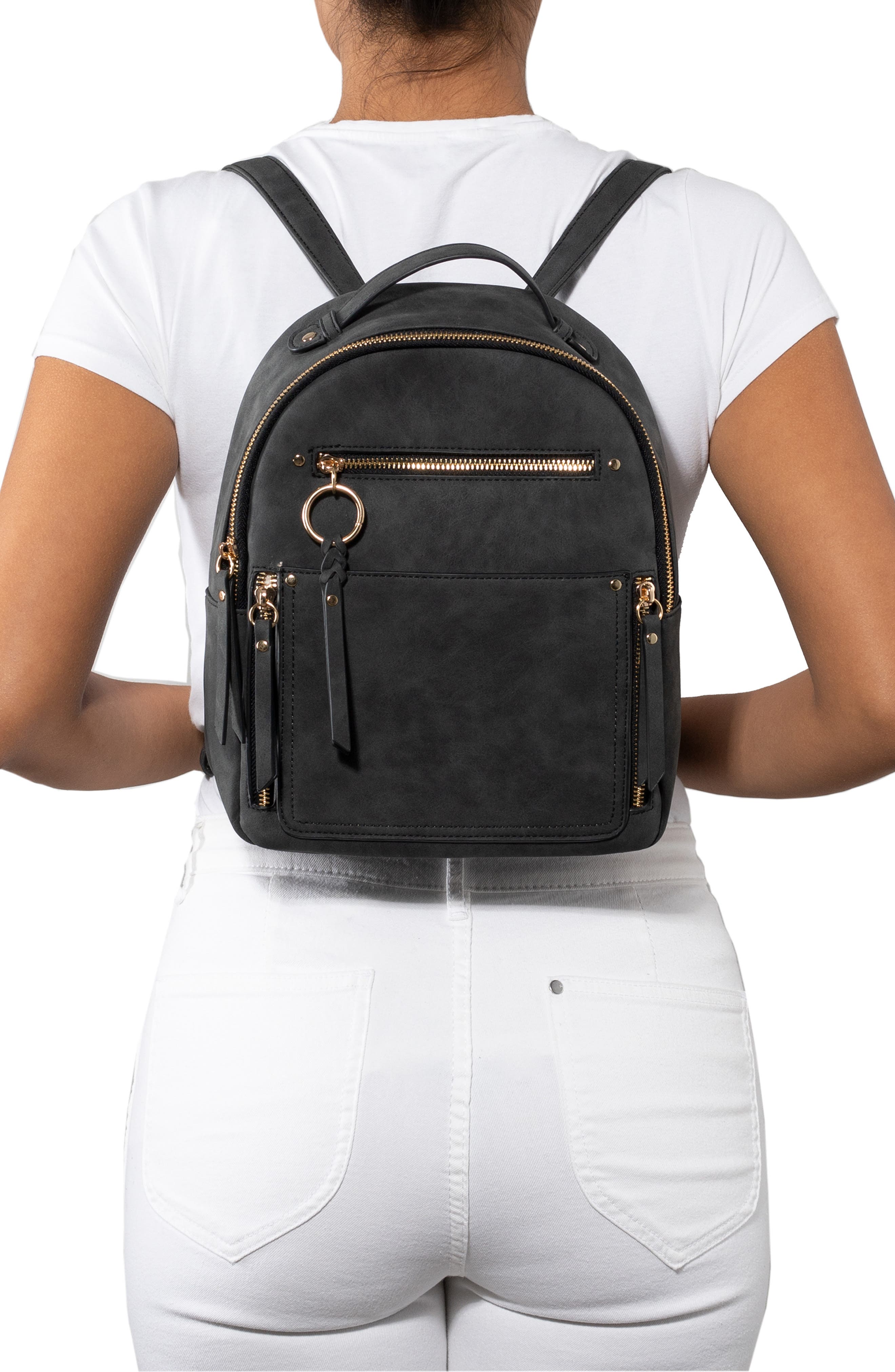 Violet Ray New York Maddi Multi Pocket Backpack, Alternate, color, 