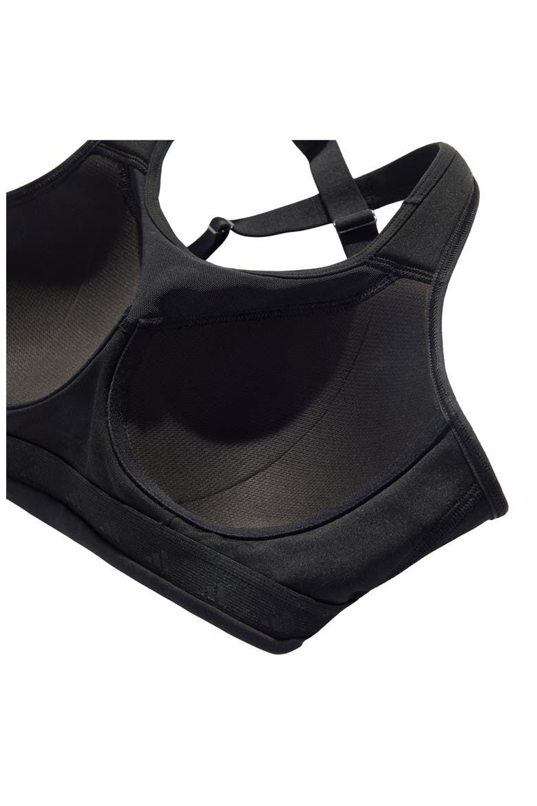 Optime Workout High Support Sports Bra, Alternate, color, BLACK
