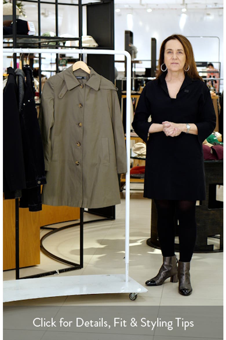 Balmacaan Hooded Raincoat video