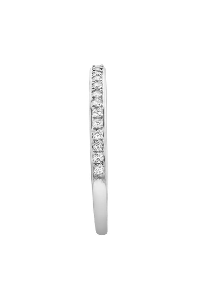 Luna 14K Gold Round Diamond Studded Eternity Band Ring - 0.25cts, Alternate, color, 14K White Gold