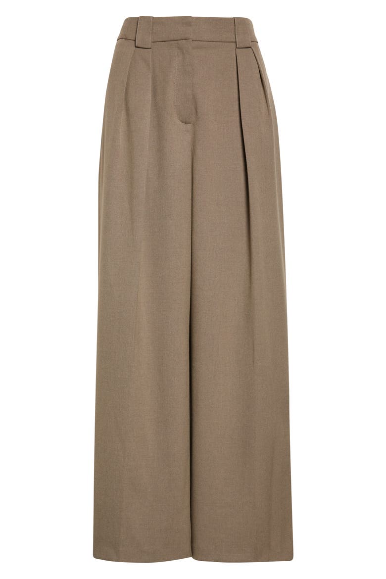 Poppie Pleat Front Wide Leg Pants, Alternate, color, NEUTRAL