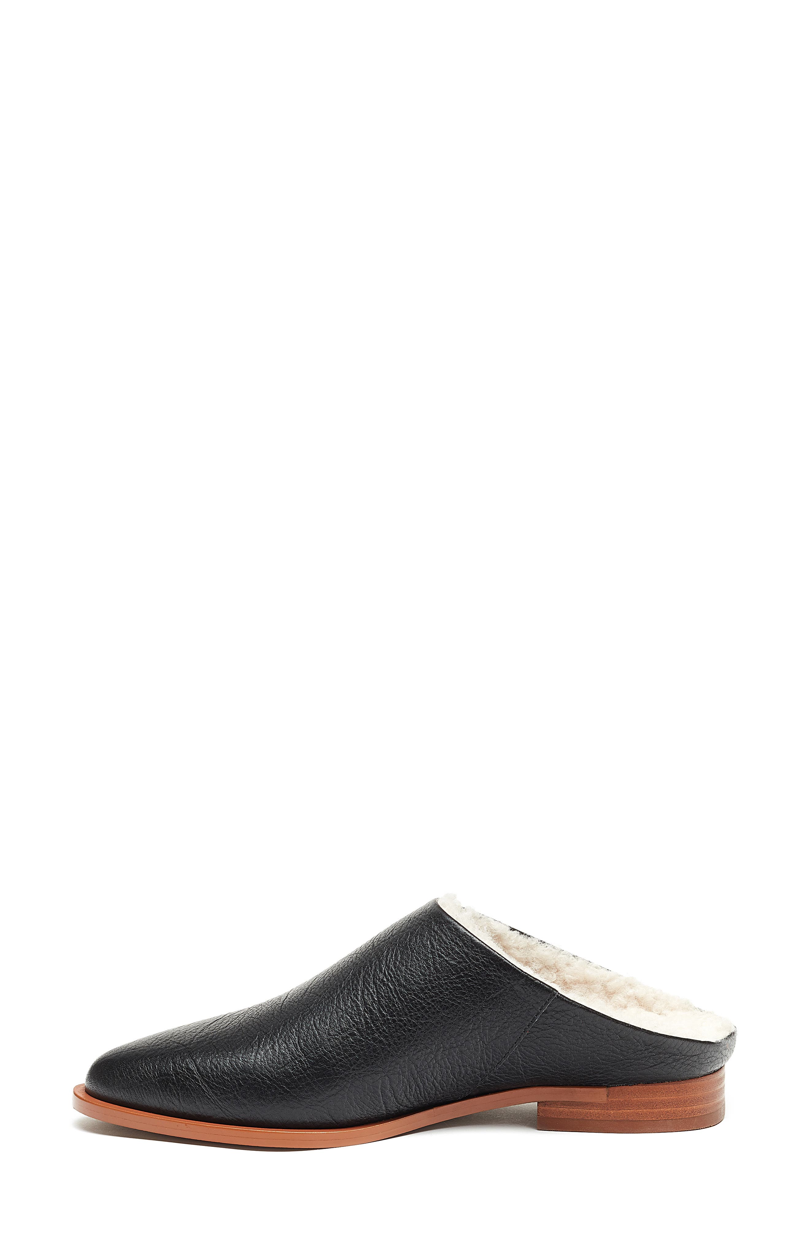 Kelsi Dagger Brooklyn Sail Faux Shearling Mule, Alternate, color, 