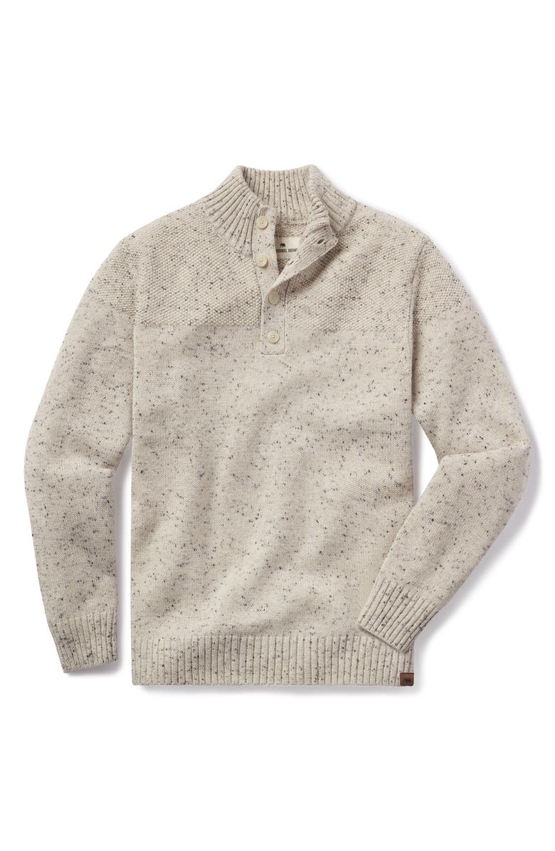 The Normal Brand SeaWool Nep Sweater, Alternate, color, Cream
