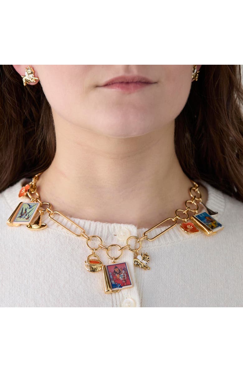 Lele Sadoughi The New Wizard Of Oz Storybook Necklace, Alternate, color, Wizard Of Oz