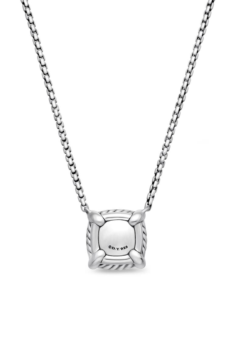 Petite Chatelaine® Pavé Bezel Pendant Necklace, Alternate, color, SILVER PAVE/ AMETHYST