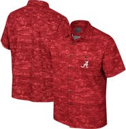 COLOSSEUM Men's Colosseum Crimson Alabama Crimson Tide Ozark Button-Up Shirt