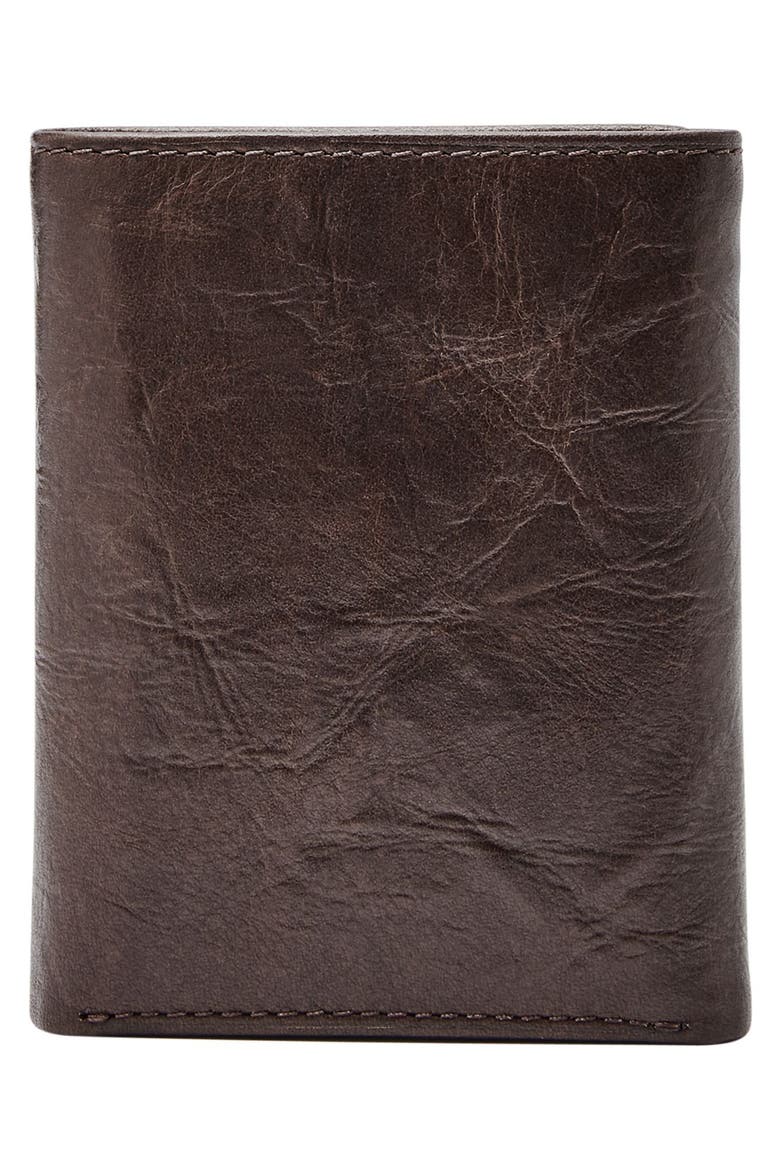 Neel Leather Wallet, Alternate, color, BROWN