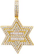 BY ADINA EDEN CZ Pave Star Of David Pendant Charm