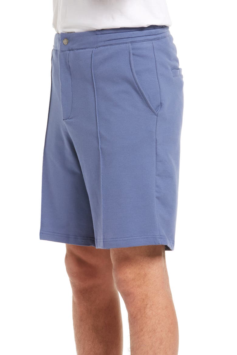French Terry Shorts, Alternate, color, BLUE