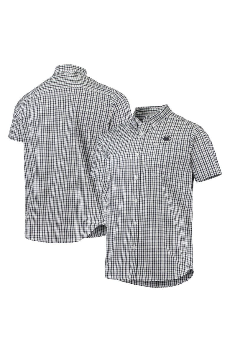Columbia Men's Columbia Navy Penn State Nittany Lions Rapid Rivers Logo Button-Down Shirt, Main, color, 