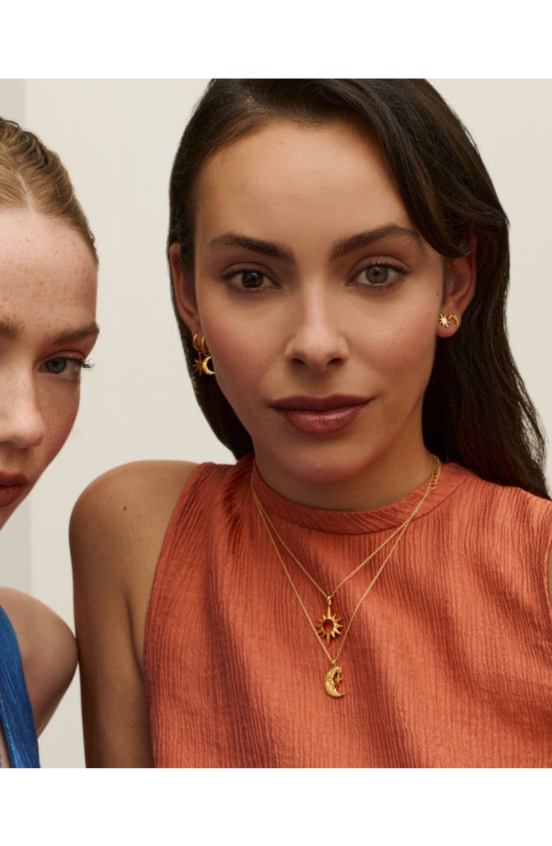 Ottoman Hands Star Pendant Necklace, Alternate, color, Gold