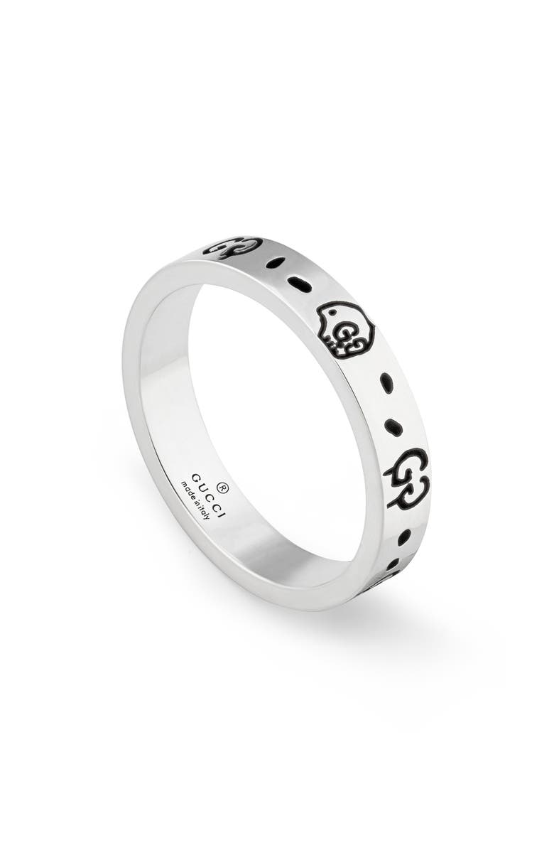 Gucci Ghost Ring, Main, color, Silver
