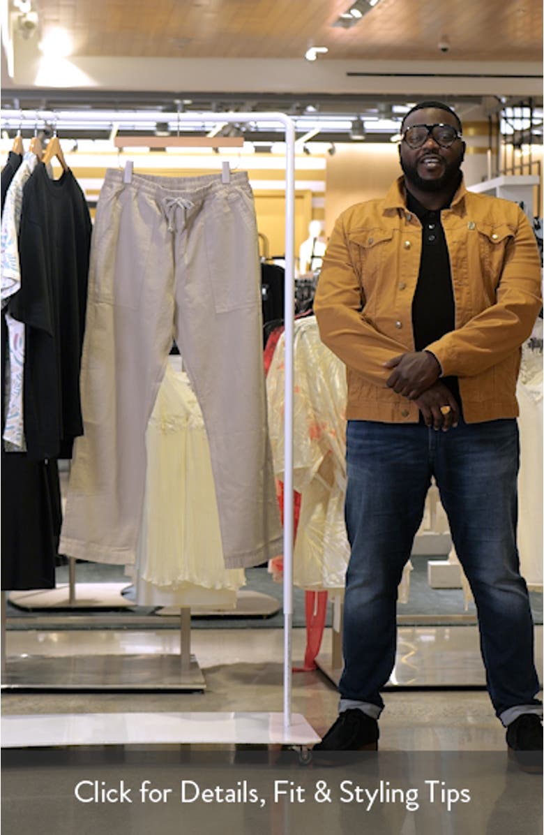 Organic Cotton Canvas Drawstring Chef Pants, sales video thumbnail