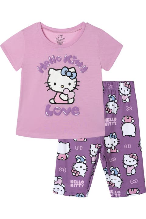 2-Piece T-Shirt and Bike Shorts Set
