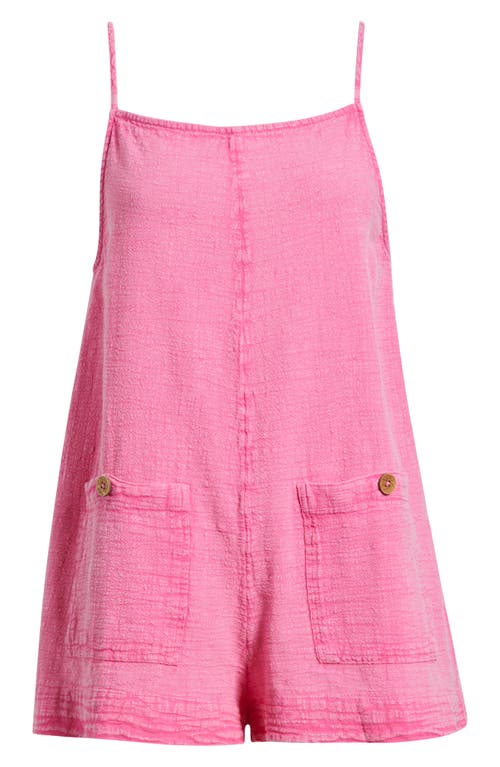 Rip Curl Classic Surf Tank Romper In Hot Pink