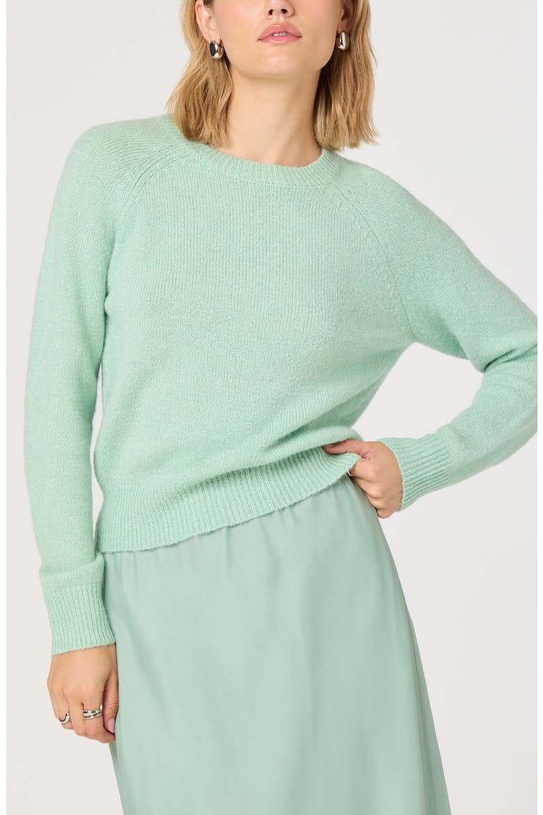 Brigett Crewneck Sweater, Alternate, color, MINT