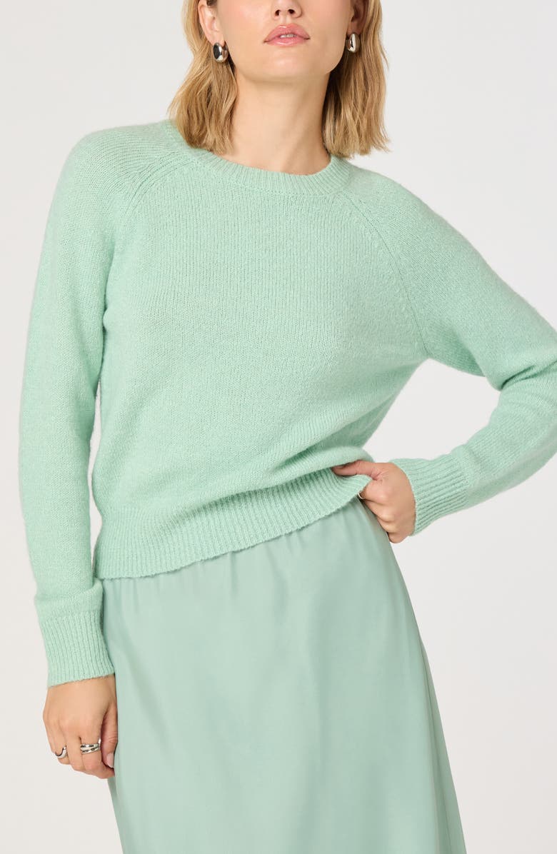 ASTR the Label Brigett Crewneck Sweater, Alternate, color, Mint