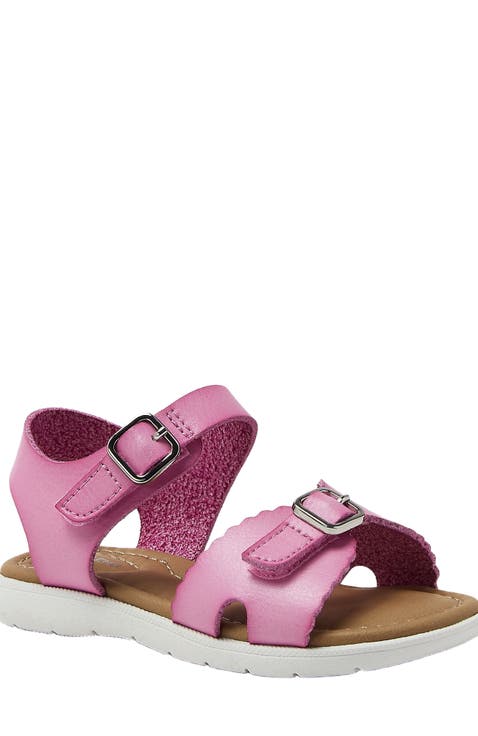 Toddlers Easy On Scalloped Sandals