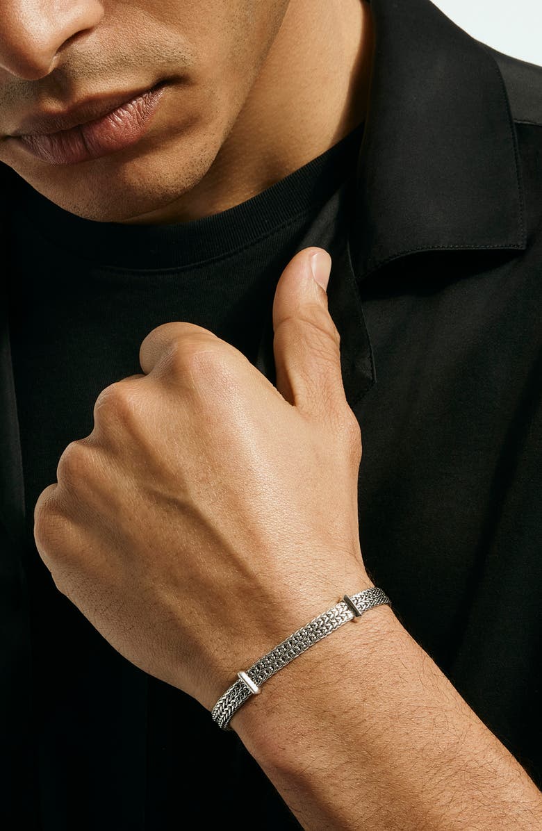 John Hardy Icon Link Station Bracelet, Alternate, color, Silver