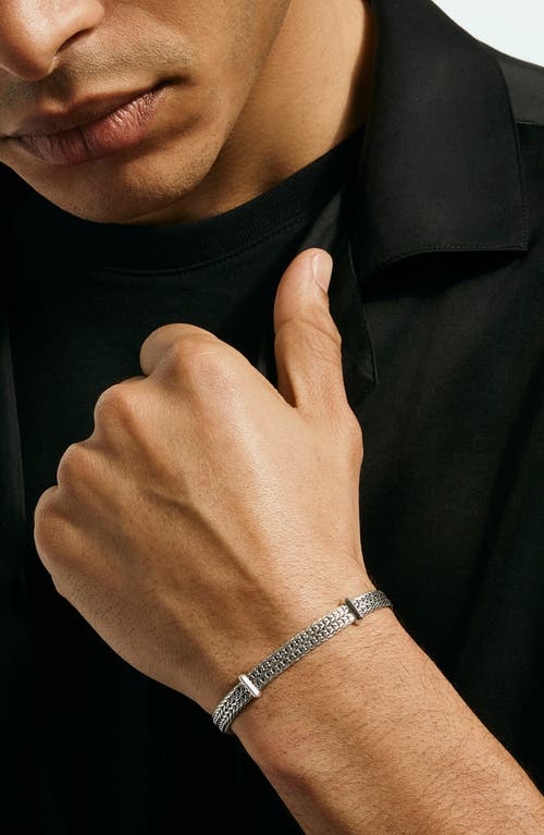John Hardy Icon Link Station Bracelet In Silver