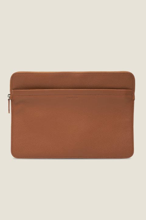 Porto Convertible Leather Laptop Sleeve